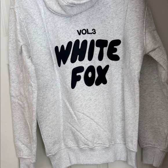 White Fox Boutique Light Gray Hoodie - Picture 2 of 2